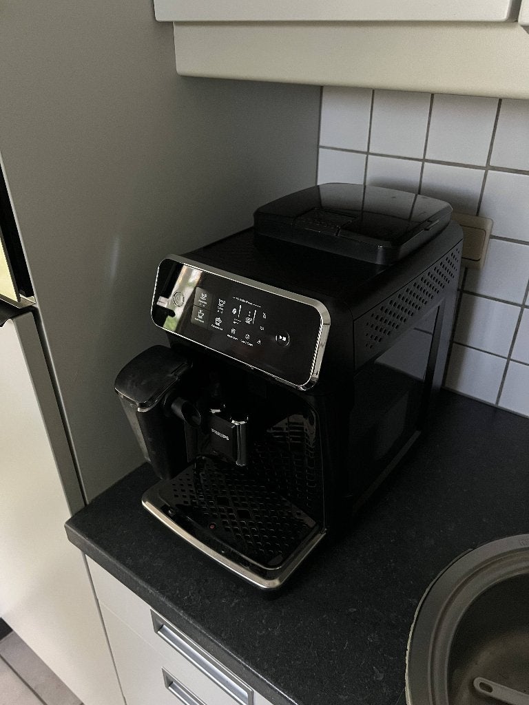 Philips koffiemachine lattego, Electroménager, Cafetières, Utilisé, Café moulu, Café en grains, Cafetière, 2 à 4 tasses, Réservoir d'eau amovible