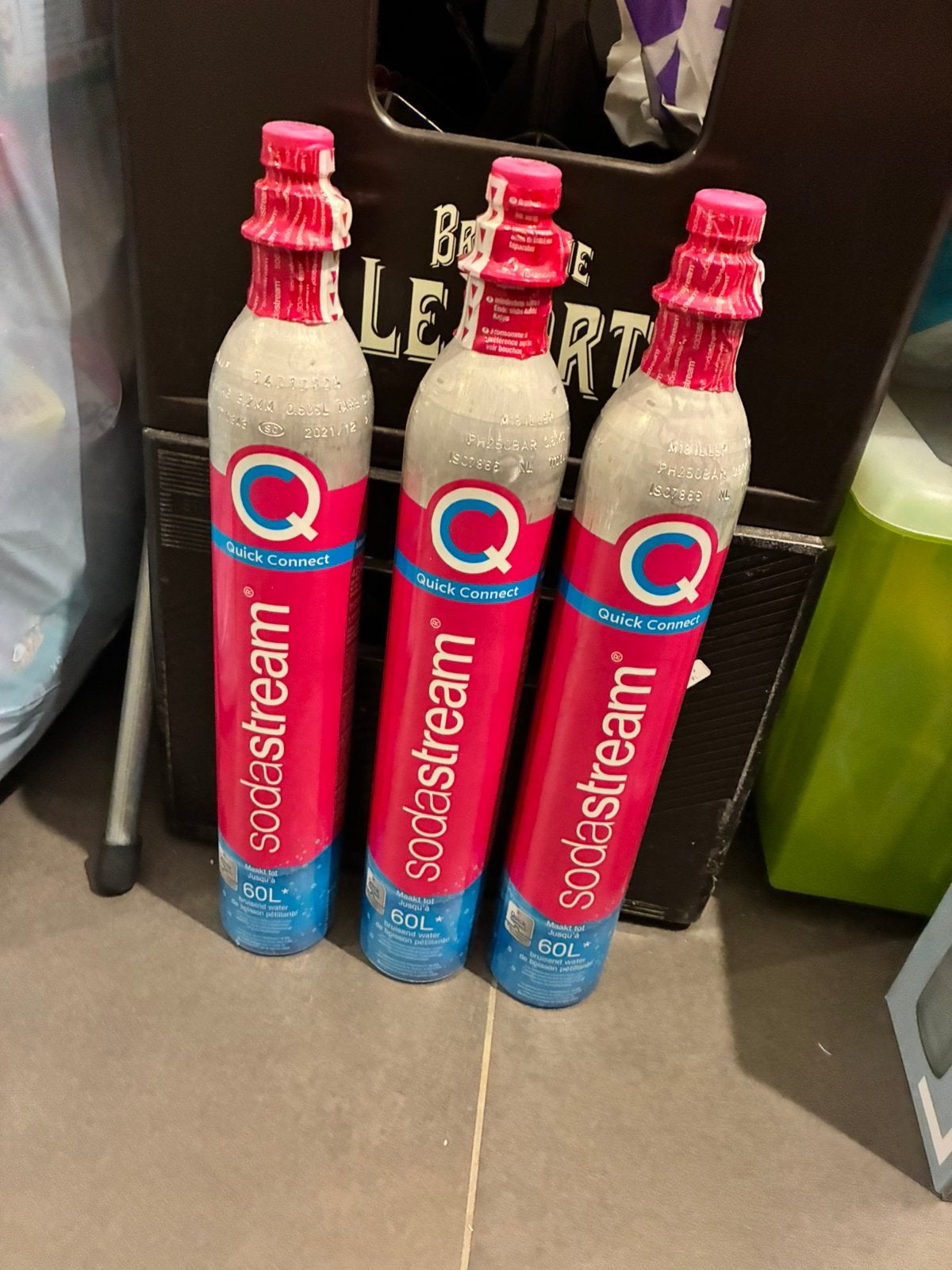Sodastream cylinder nieuw 3x, Enlèvement, Neuf