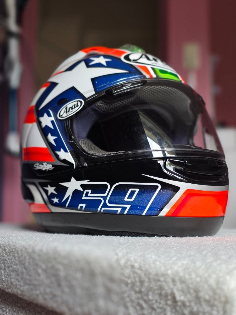 Arai RX-7V EVO Nicky Hayden "Reset" Replica, Motoren, Kleding | Motorhelmen, M, Arai, Heren, Ophalen of Verzenden