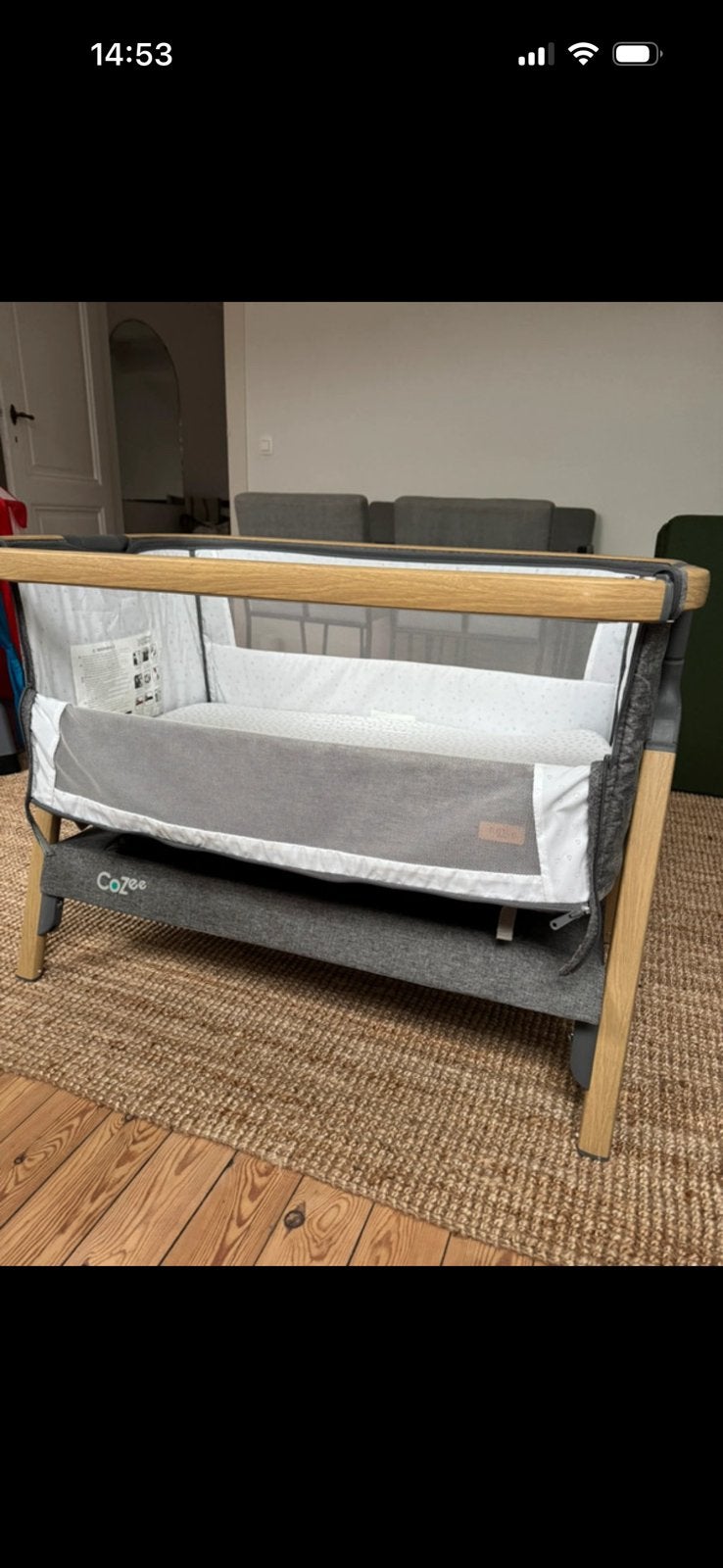 Co sleeper Tutti Bambini, Enlèvement, Utilisé