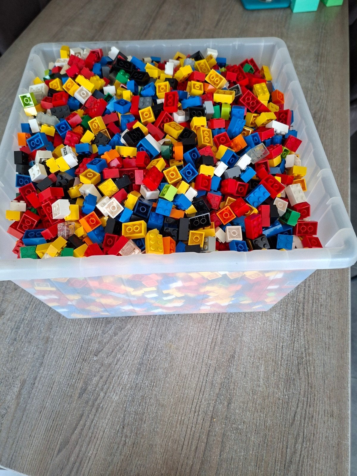 lot de briques Lego 2x2 et 2x3, Enlèvement, Utilisé, Briques en vrac, Lego