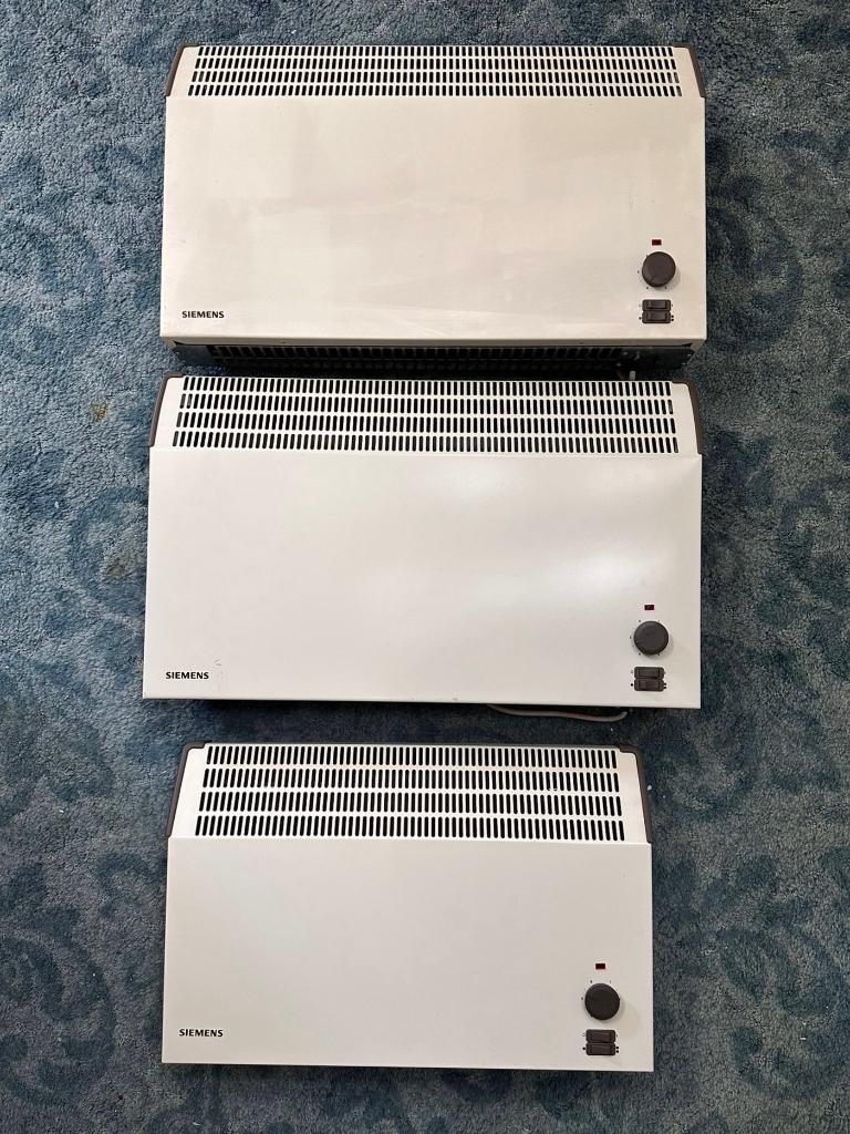 Siemens elektrische radiator – 3 stuks, Doe-het-zelf en Bouw, Verwarming en Radiatoren, Ophalen, 30 tot 80 cm, Gebruikt, Radiator