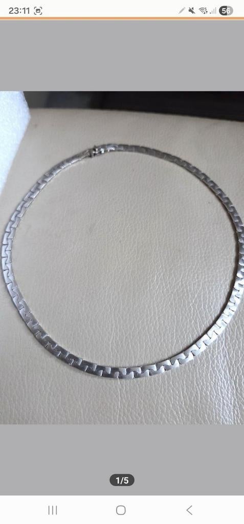 Mooien zilveren ketting van 925 gram, Ophalen