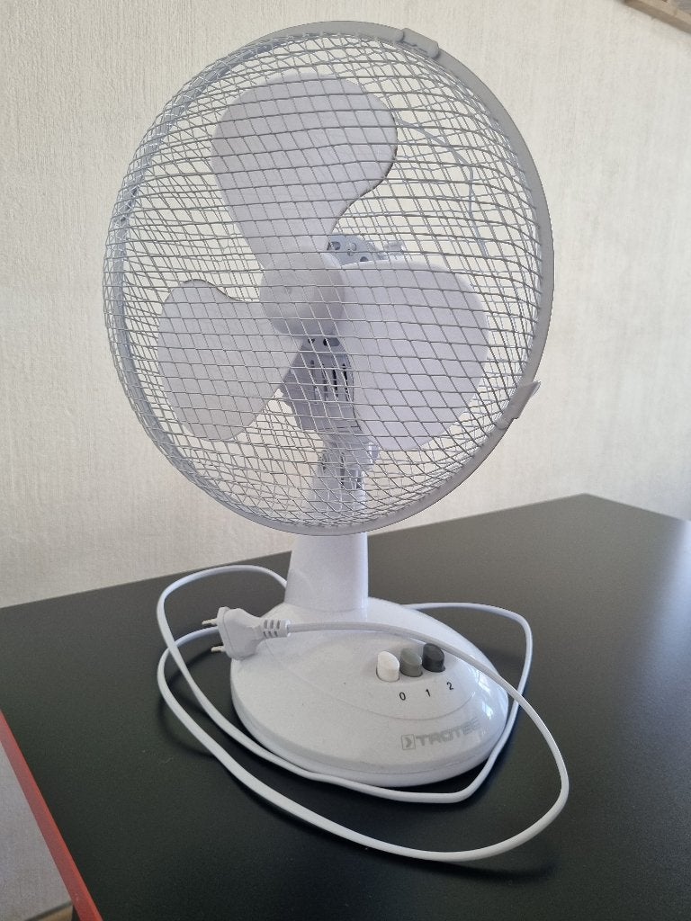 Trotec 25 Watt plug-in Table Fan Oscillation Function, Elektronische apparatuur, Luchtbehandelingsapparatuur, Ophalen of Verzenden