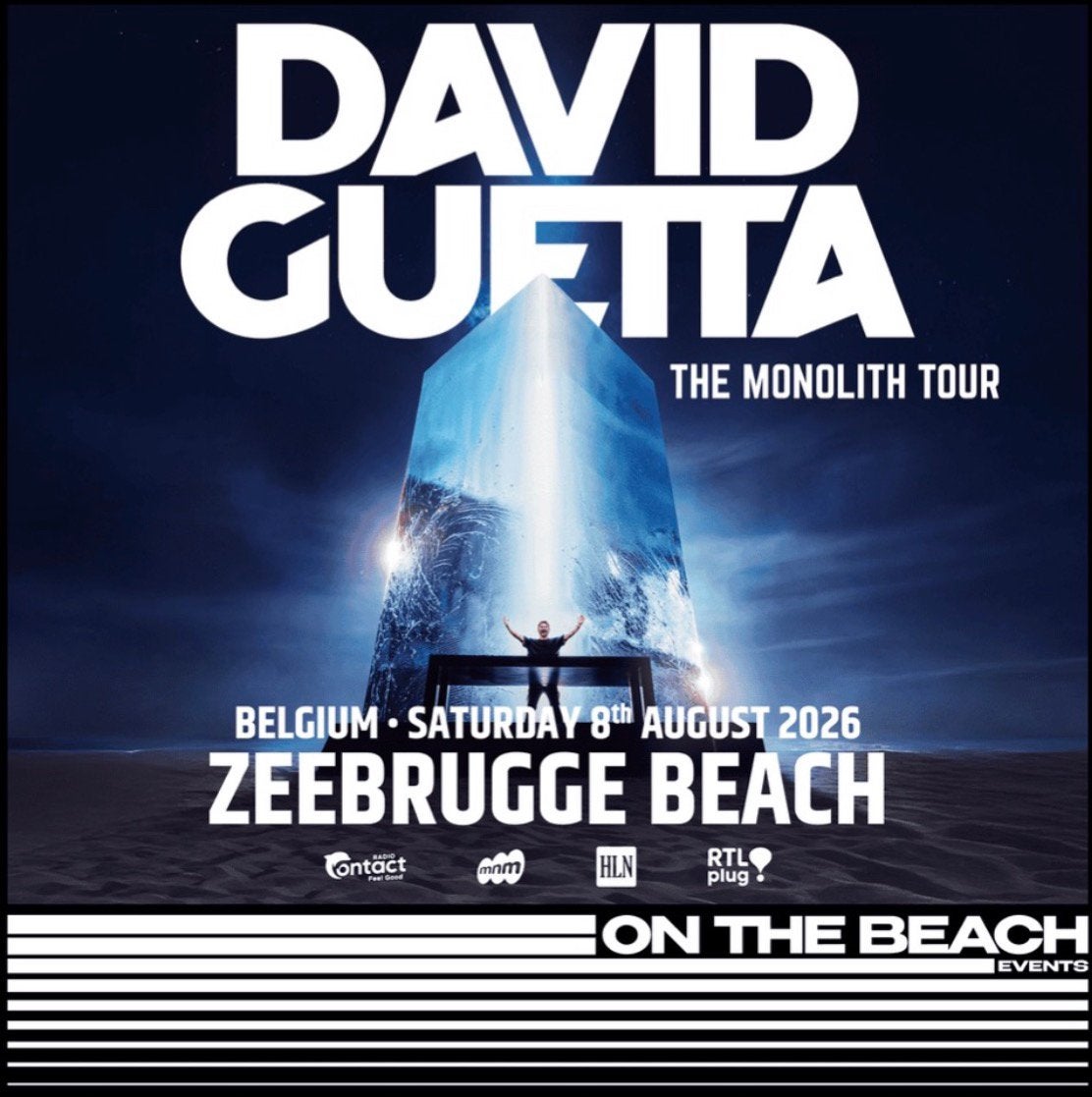 2 tickets David Guetta 08-08-2026 Zeebrugge, Tickets & Billets, Événements & Festivals, Deux personnes