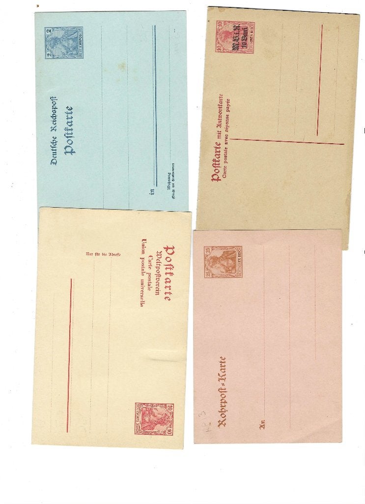 4 kaarten Duitsland, Ophalen of Verzenden