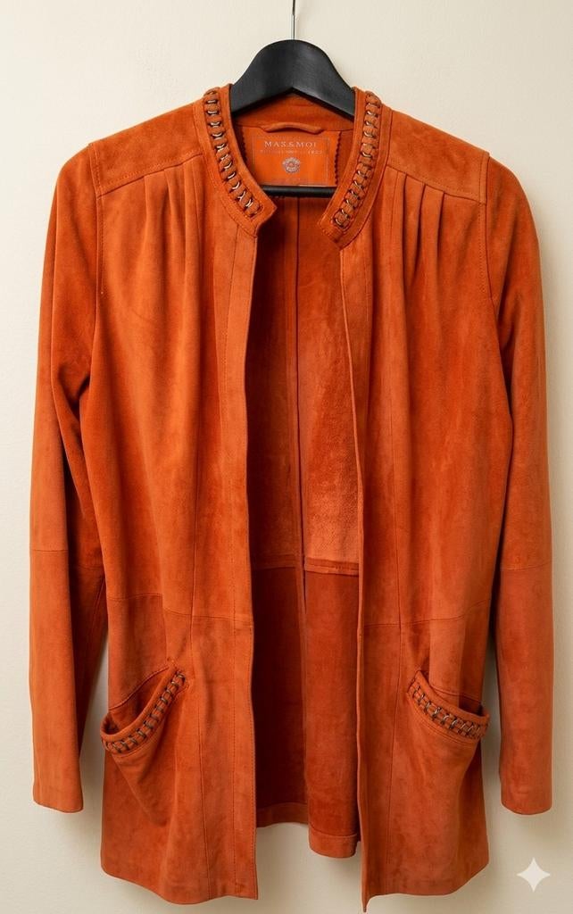 Max & Moi veste en daim tangerine, Enlèvement ou Envoi