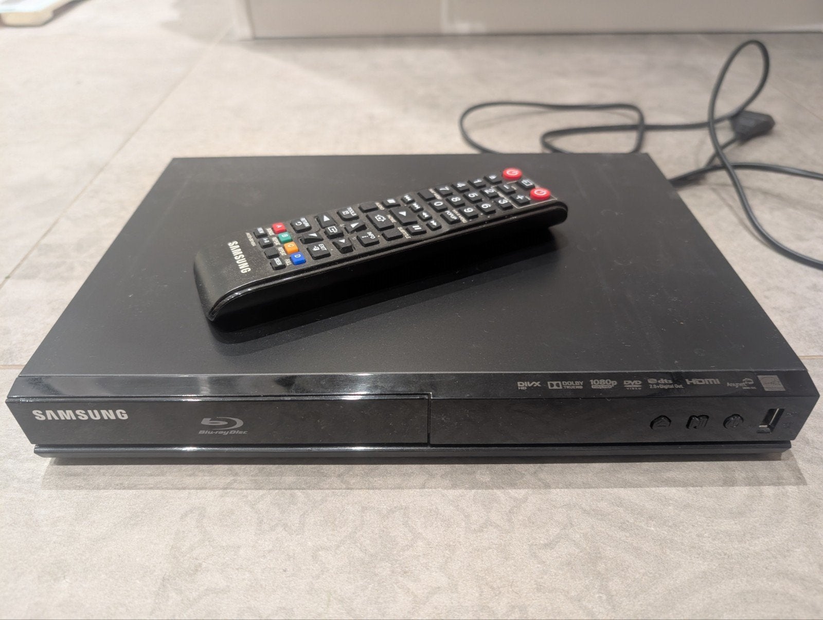 Lecteur Blu-ray / DVD Samsung BD-J4500R, TV, Hi-fi & Vidéo, Lecteurs DVD, Enlèvement ou Envoi, Comme neuf, Samsung, Lecteur DVD