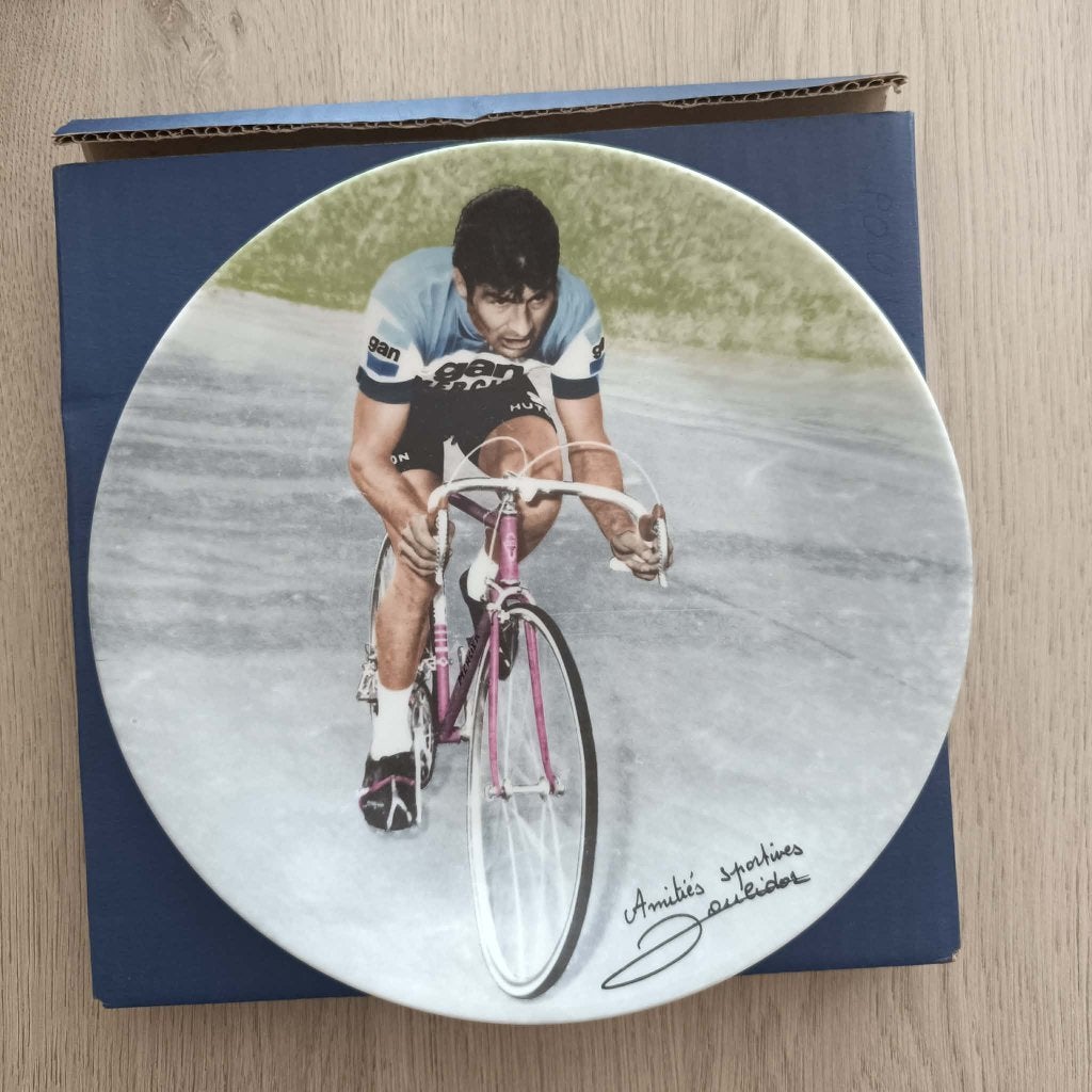 Assiette  à l'éfigie de Raymond Poulidor, Verzamelen, Ophalen of Verzenden, Zo goed als nieuw, Overige typen