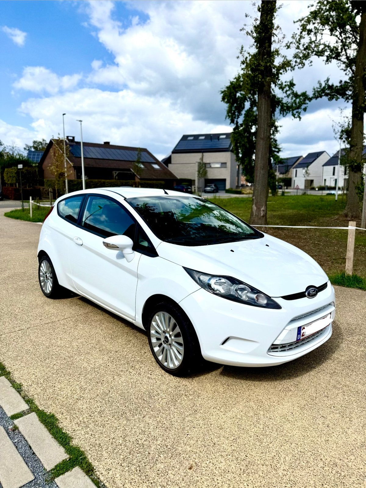 Ford Fiesta, Auto's, Euro 5, Stof, Zwart, Wit