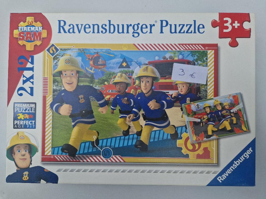 Puzzels allerlei (Frozen, Prinses, Brandweer, Dieren), Ophalen, Gebruikt