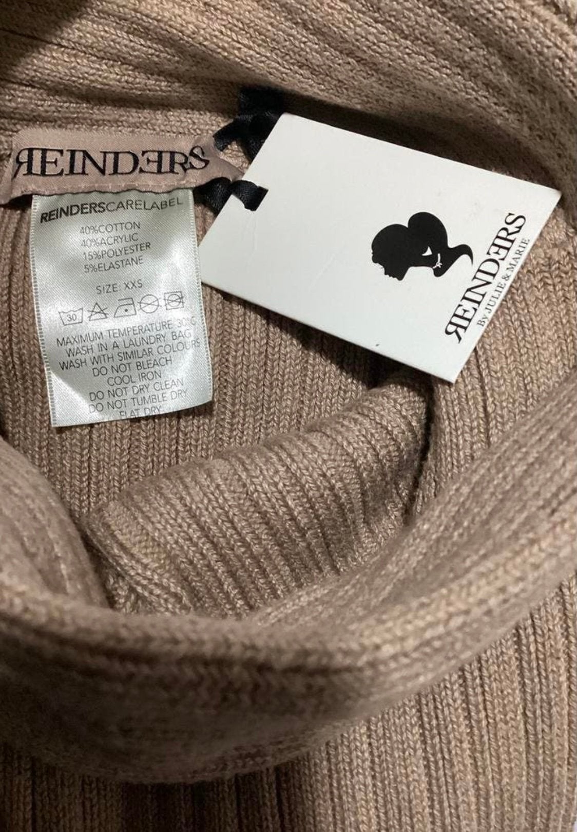 REINDERS NIEUWE KOURTNEY KNIT(lange rok) MAAT XXS BEIGE,MOOI, Beige, Nieuw, Ophalen of Verzenden, Maat 34 (XS) of kleiner