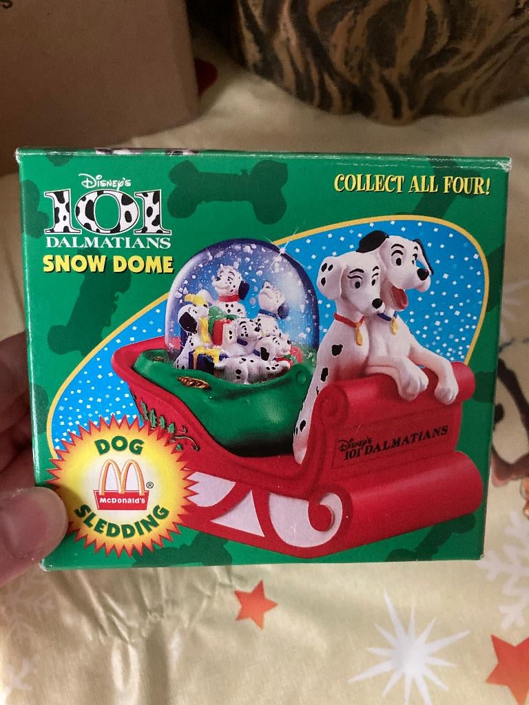 101 Dalmatiers ( Disney ) snow dome 1996, Ophalen of Verzenden, Overige figuren, Beeldje of Figuurtje