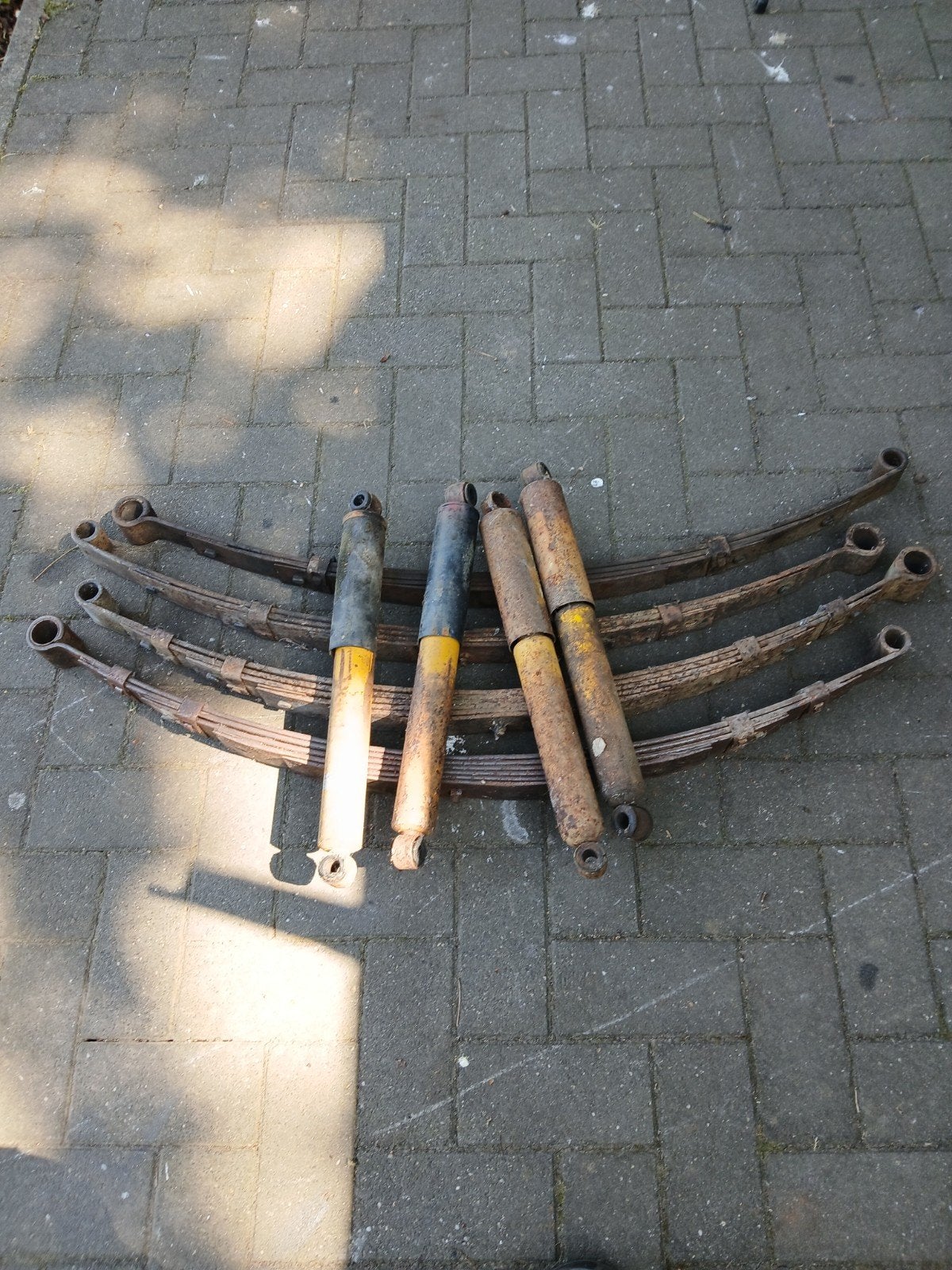 Bladveren + dempers CJ7, Ophalen, Gebruikt, Jeep