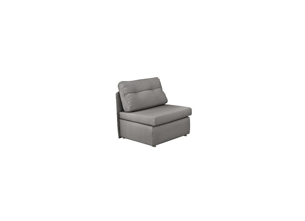 Weba Zetelbed Tunis, Gris, 190 cm ou moins, Une personne, Comme neuf