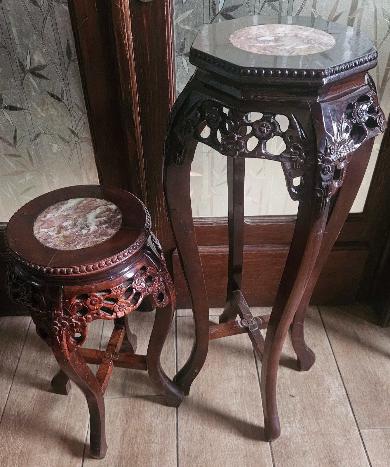 2 portes plante style asiatique. Valeur 1200, Antiquités & Art, Enlèvement