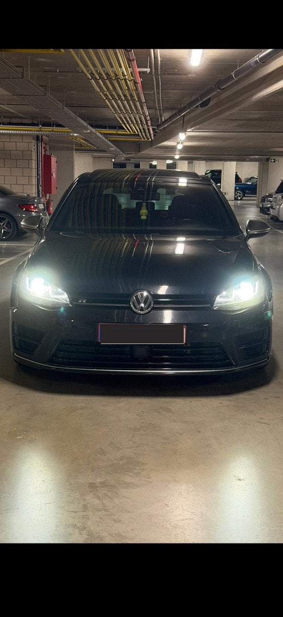 Volkswagen Golf 7 R 2.0 TSI 4Motion, Auto's, Automaat, Zwart, Leder, Onderhoudsboekje