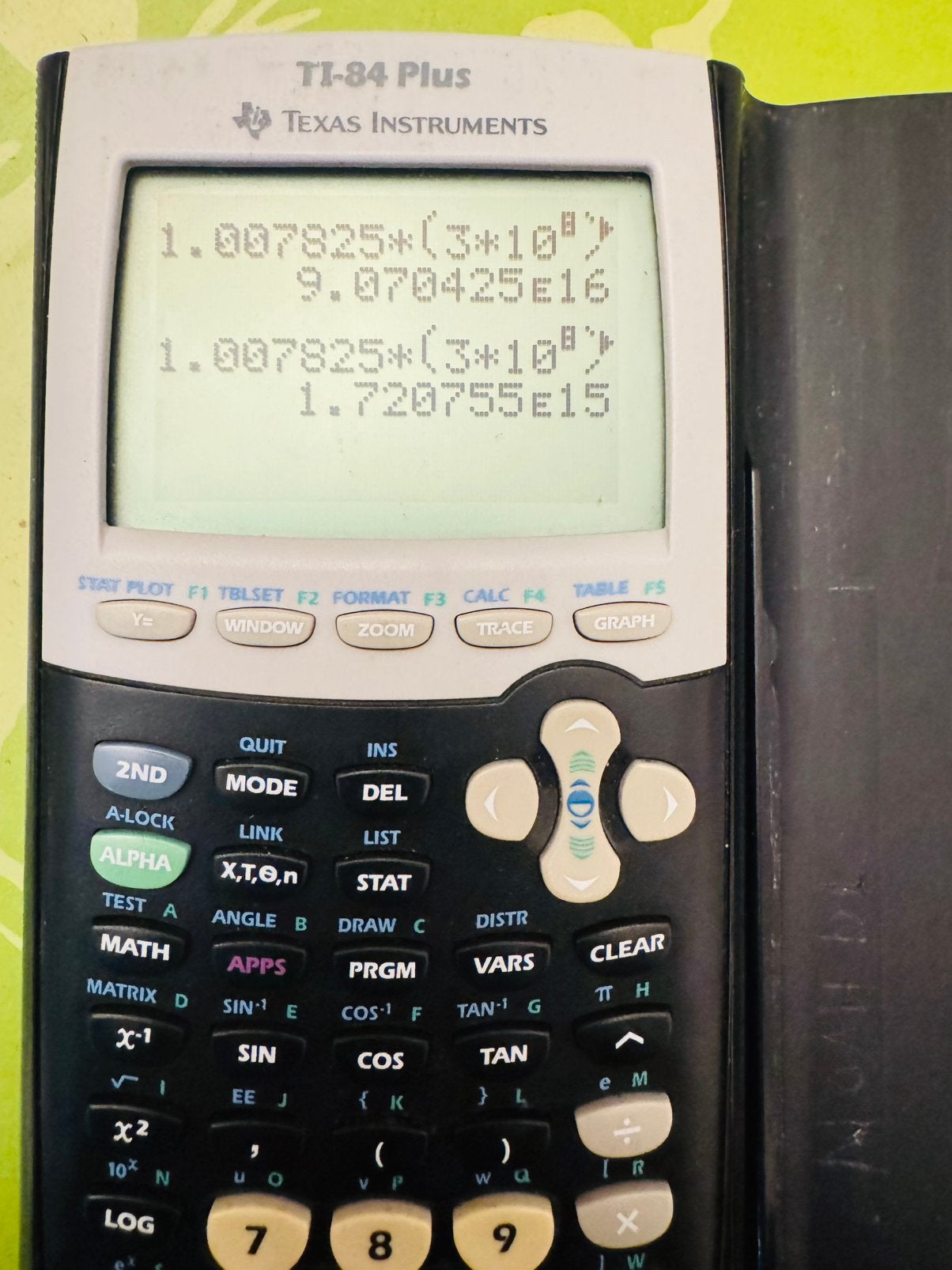 Rekenmachine Texas Instruments TI-84 Plus, Ophalen, Grafische rekenmachine, Gebruikt