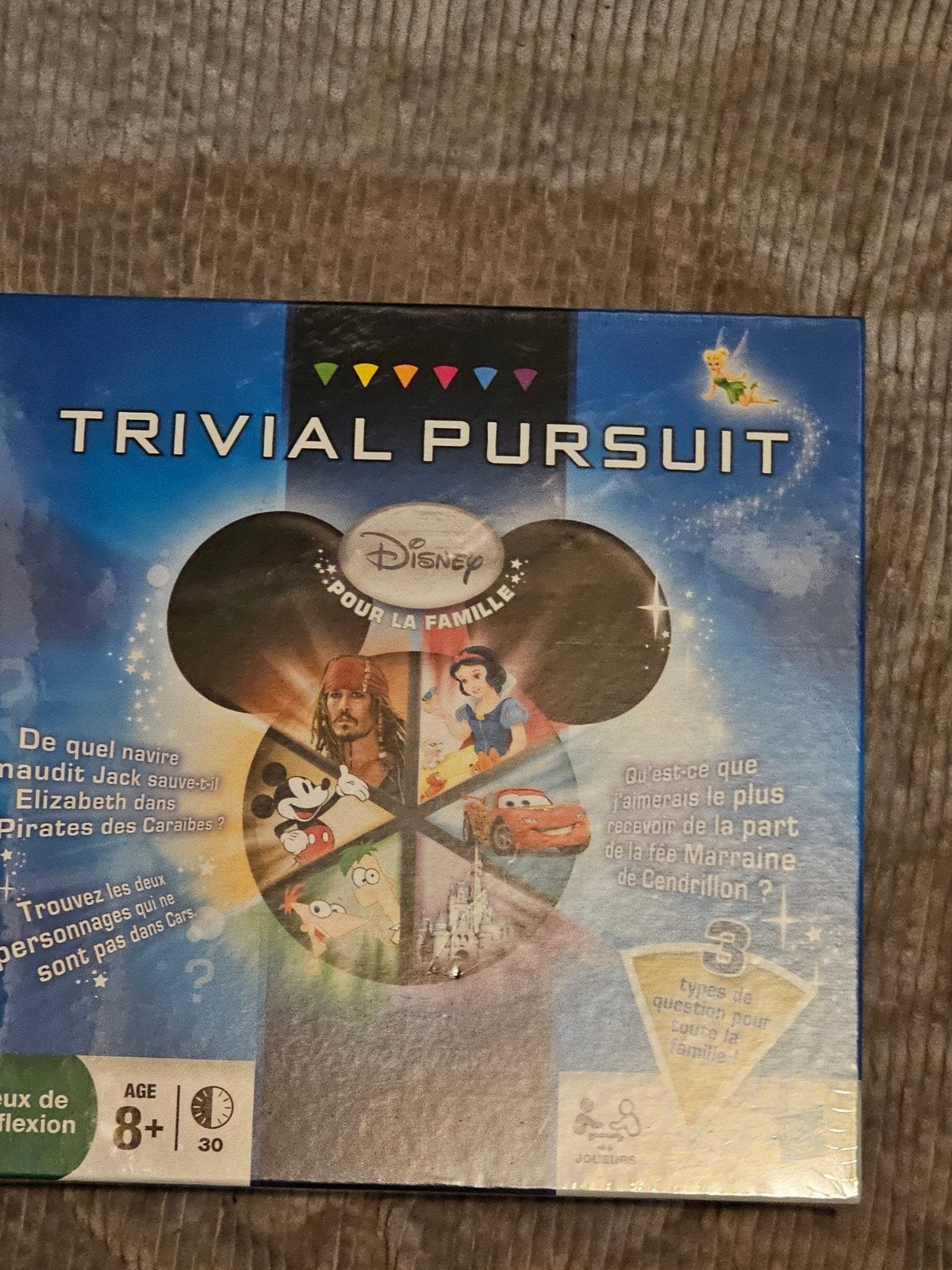 Trivial Pursuit Disney pour la famille Hasbro — neuf sous bl, Hobby en Vrije tijd, Gezelschapsspellen | Kaartspellen, Ophalen