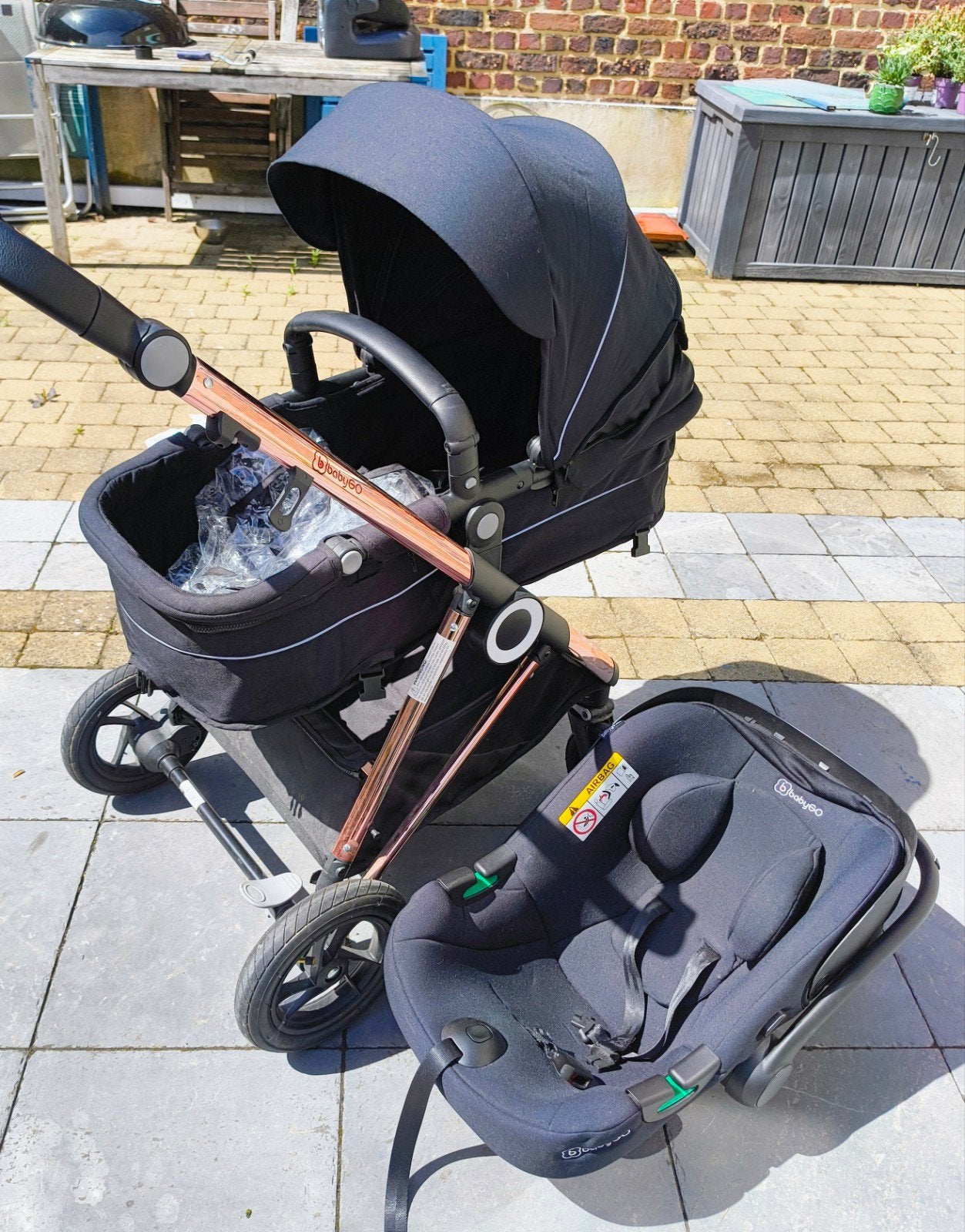 3 in 1 kinderwagen. Perfecte staat., Gebruikt, Met autostoeltje, Ophalen, Kinderwagen