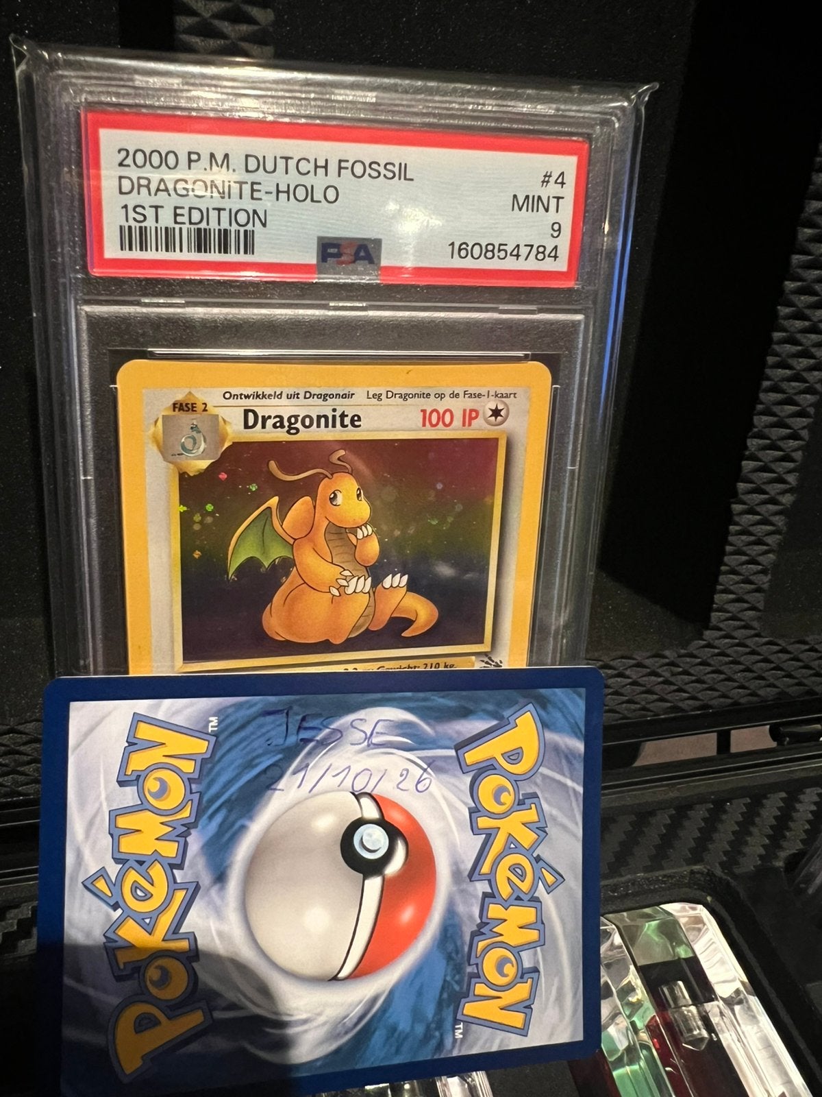 Psa 9 dutch dragonite, Ophalen of Verzenden, Zo goed als nieuw