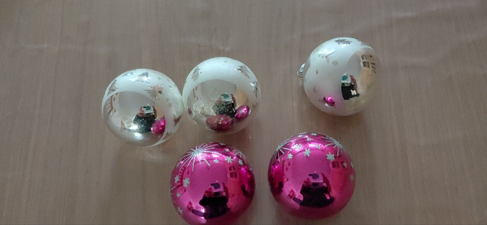 doosje met 5 kerstballen, Diversen, Ophalen, Gebruikt
