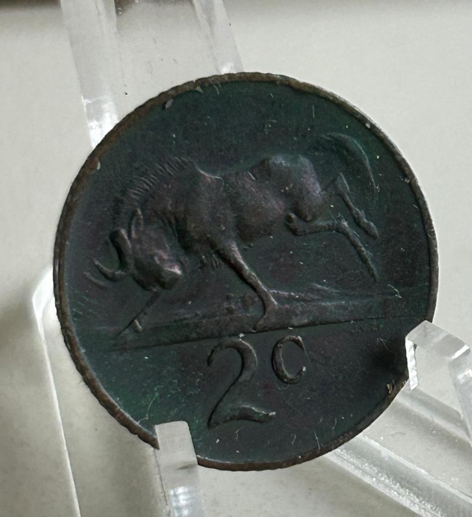 Zuid afrika 2 cent 1966, Postzegels en Munten, Munten | Afrika, Ophalen of Verzenden