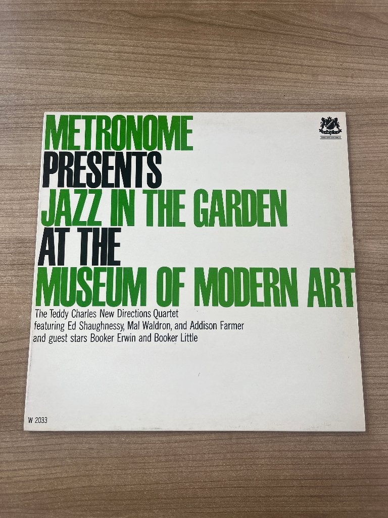 TEDDY CHARLES - JAZZ IN THE GARDEN AT THE MUSEUM OF THE MOD, 1960 tot 1980, Gebruikt, Ophalen of Verzenden, Beschermende buitenhoes