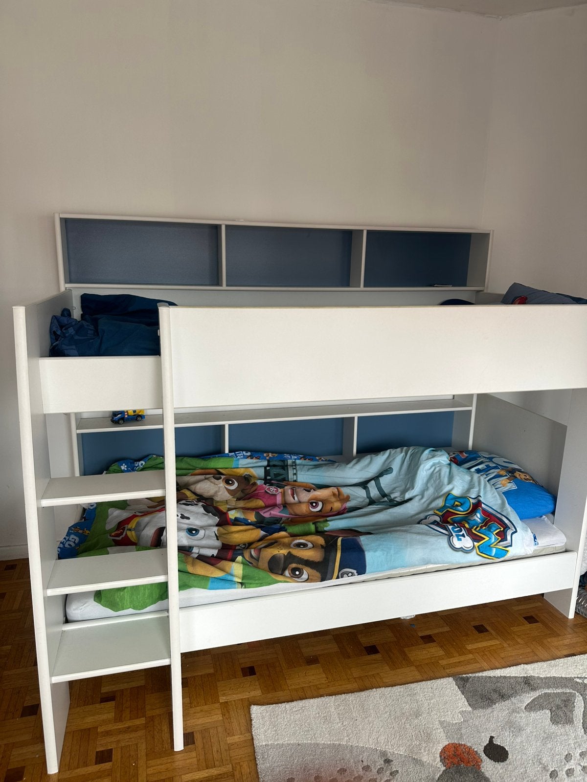 Stapelbed 90x200 zonder matras en lattenbodem, Ophalen, Zo goed als nieuw, Stapelbed