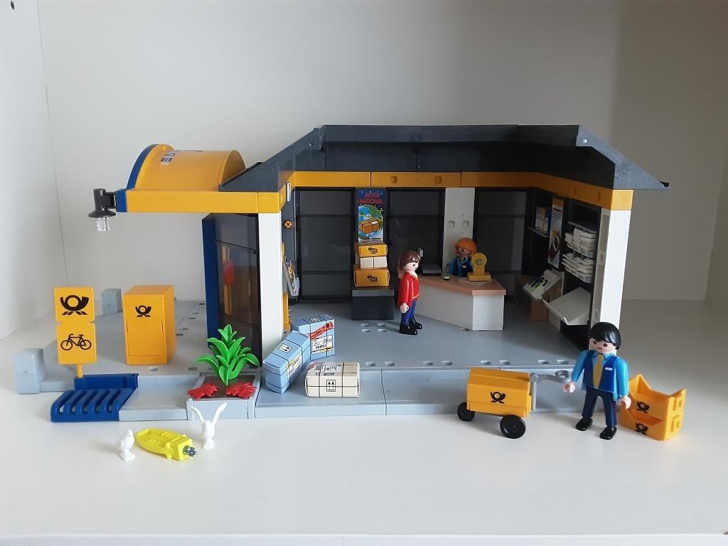 Playmobil postkantoor - in topstaat, Ophalen of Verzenden, Zo goed als nieuw, Complete set