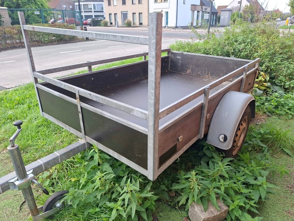 enkelas aanhanger, Ophalen