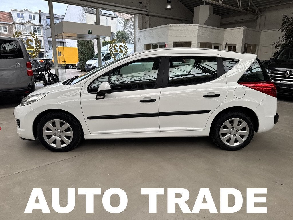 Peugeot 207 Stationwagen | 162.000km | Airco | Ex overheid, Voorwielaandrijving, Stof, Gebruikt, Zwart