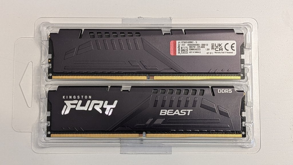 Kingston FURY Beast 16GB (2x8Gb) DDR5 6000, Ophalen, Gebruikt, Desktop, DDR5