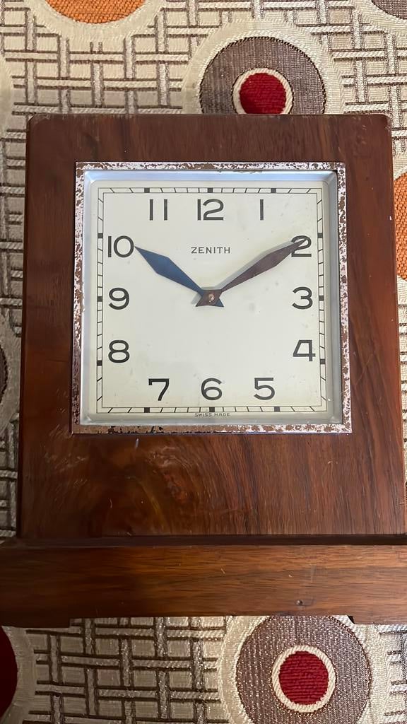 Ancienne horloge suisse marque zenith, Enlèvement, Utilisé, Réveil ou Horloge