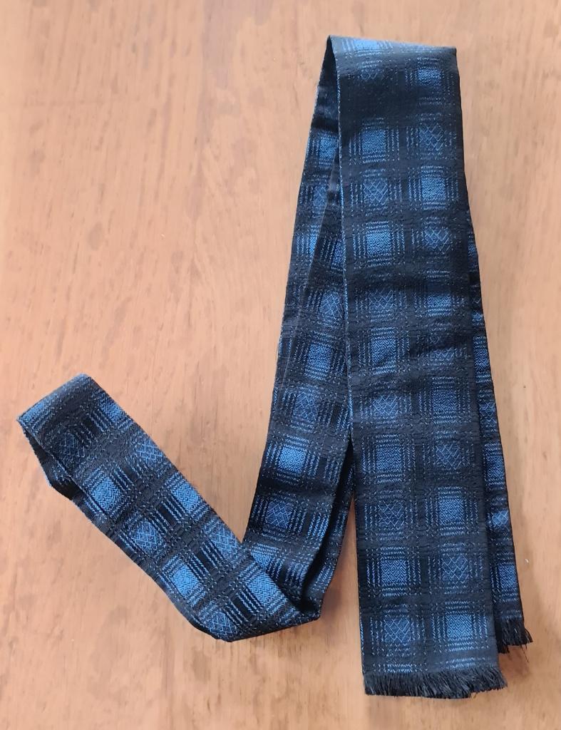 Vintage smalle das, Kleding | Heren, Stropdassen, Ophalen of Verzenden, Zo goed als nieuw, Met patroon