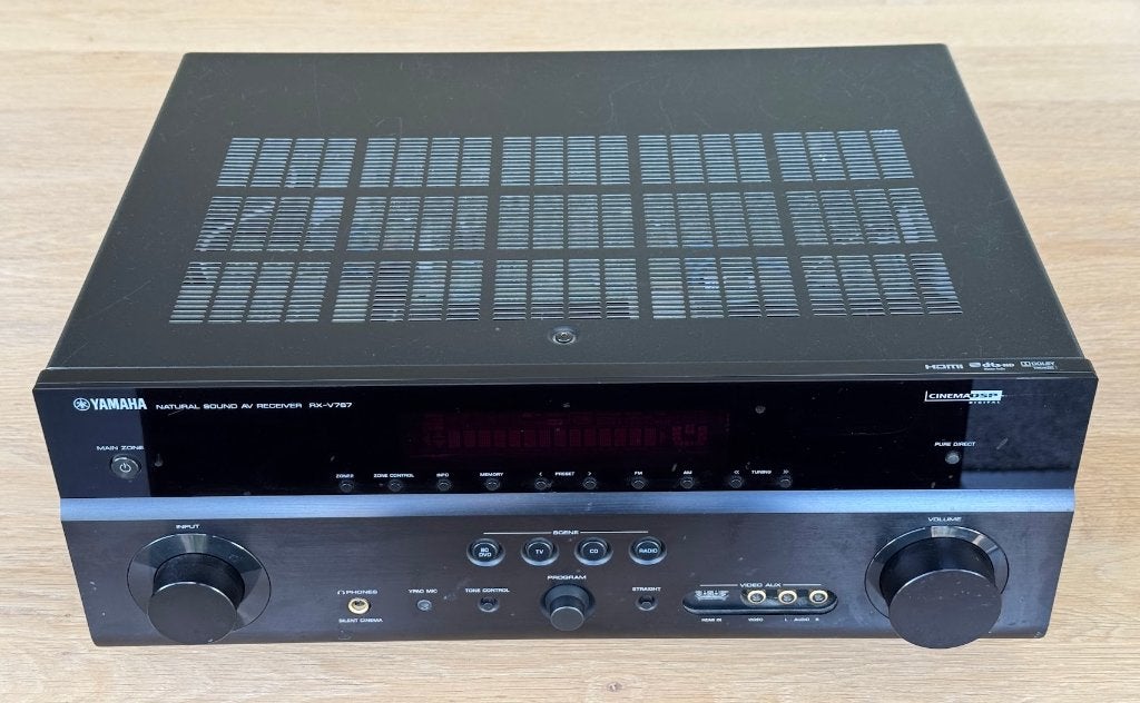 5.1 Home Cinema Yamaha RX-V767 met Teufel speakers, Audio, Tv en Foto, Home Cinema-sets, Gebruikt, 70 watt of meer, 5.1-systeem