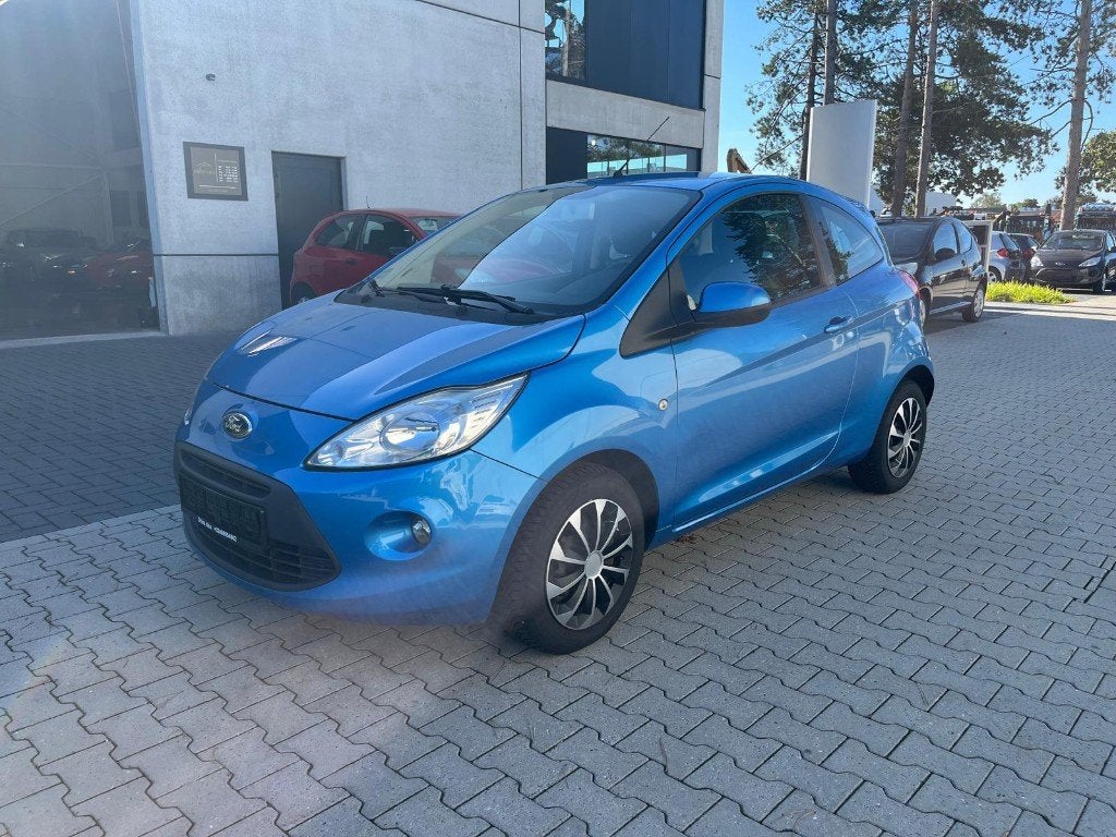 Ford Ka 1.2I Trend, Airco, 81435 km, 2 de eig. Gekeurd vr 2J, Auto's, Stof, 1242 cc, Ka, Blauw