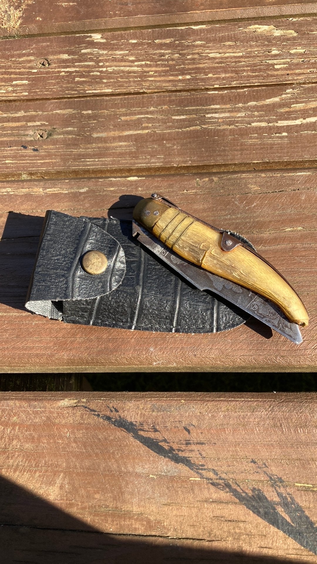 Couteau de l'armée espagnole/Navaja, Collections, Enlèvement, Utilisé
