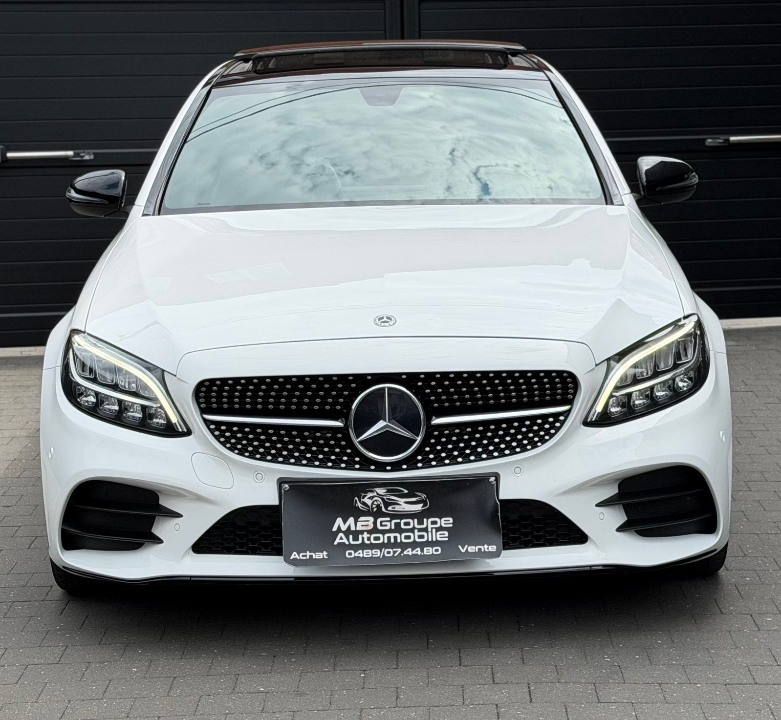 Mercedes-Benz C 200 D / LED / PANO / Pack Night / Full AMG, Autos, Mercedes-Benz, Achat, Euro 6, Entreprise, Noir