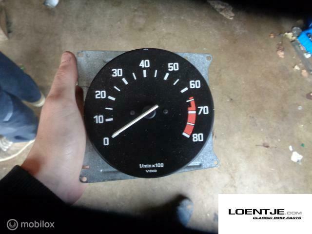 Toerenteller BMW e12 zes cilinder 520 525 535 etc, Enlèvement ou Envoi, Utilisé