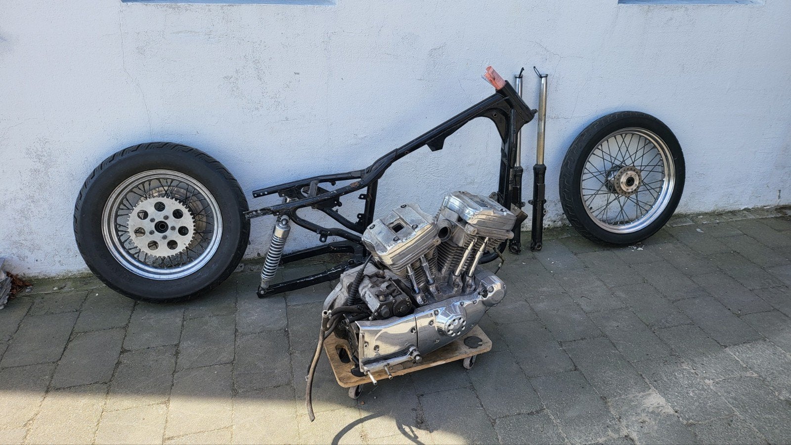 Harley davidson sportster 883, Ophalen