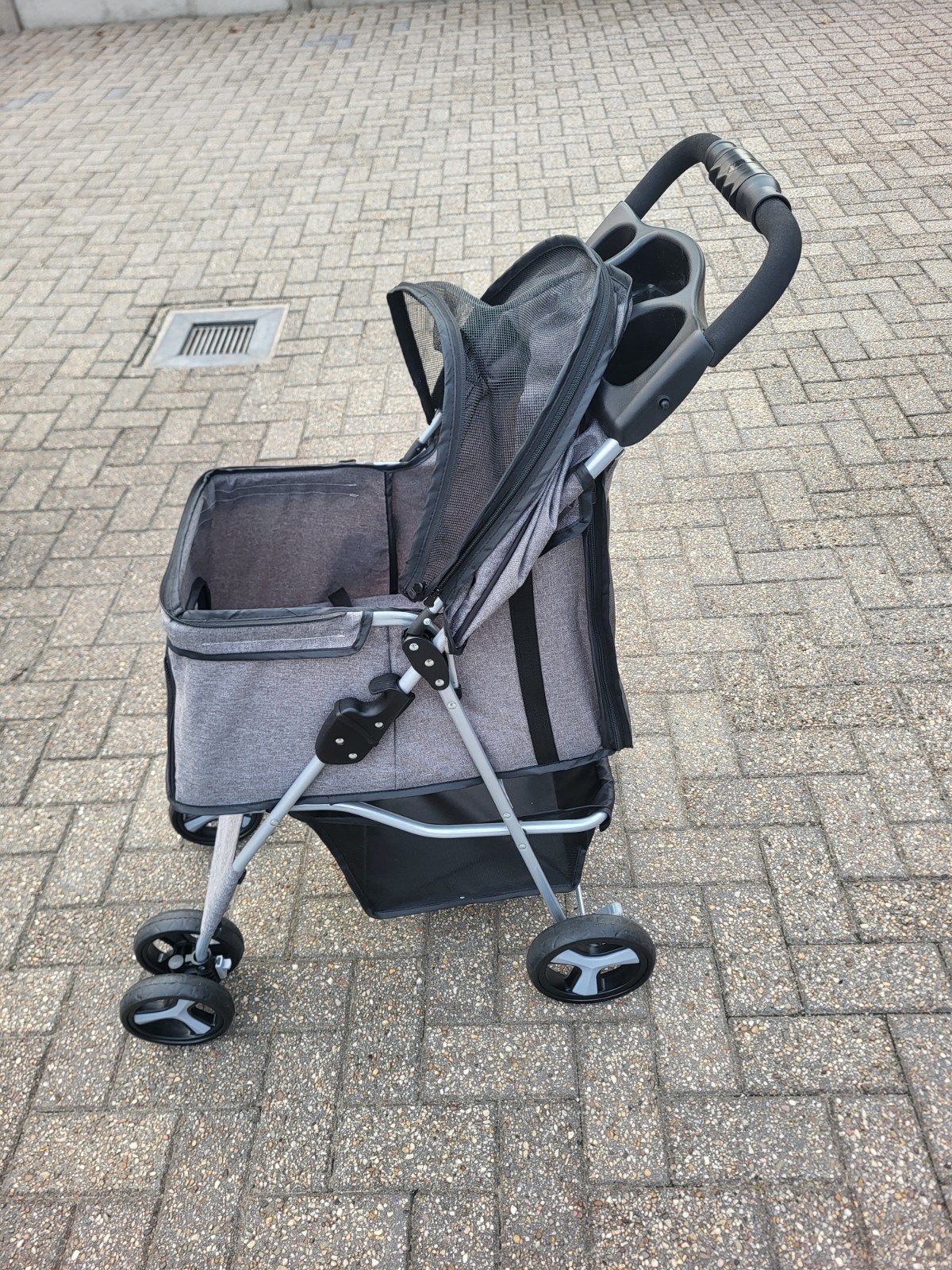 hondenbuggy, Ophalen