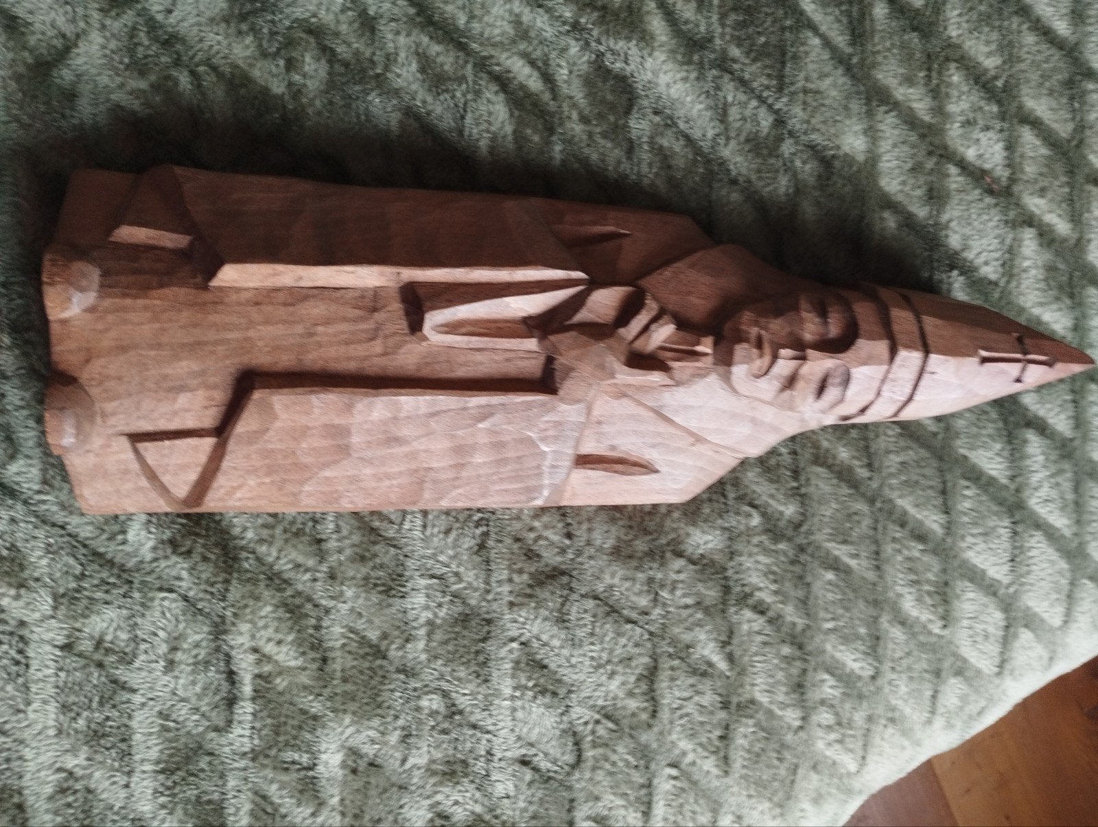 Houten beeld, Antiek en Kunst, Kunst | Beelden en Houtsnijwerken, Ophalen of Verzenden, Beeld