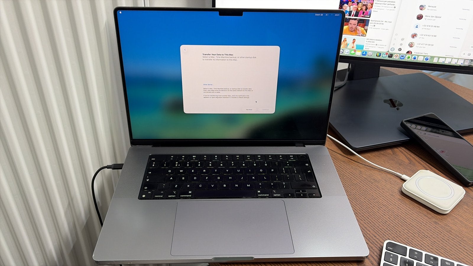 Macbook pro 16 - M1 Max - 32GB ram - 2TB ssd, Enlèvement, Comme neuf