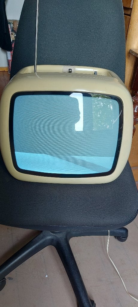 oude space TV  vintage, Audio, Tv en Foto, Vintage Televisies, Ophalen, Gebruikt