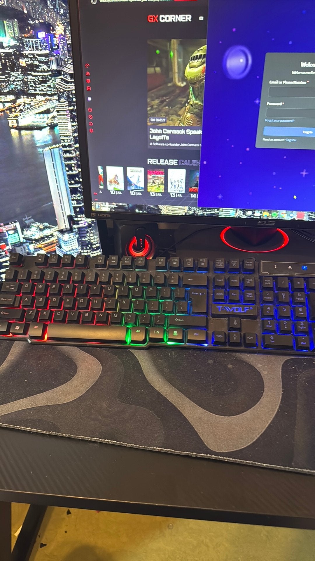 Gaming Accessoires Set Keyboard Logitech Muis Speakers ps4, Ophalen, Zo goed als nieuw