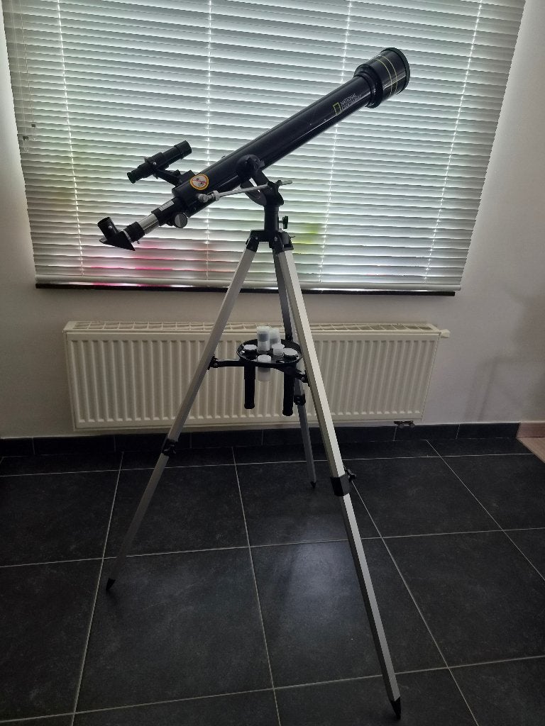 Telescoop 60/700, Audio, Tv en Foto, Optische apparatuur | Telescopen, Ophalen, Zo goed als nieuw, Lenzentelescoop (refractor)