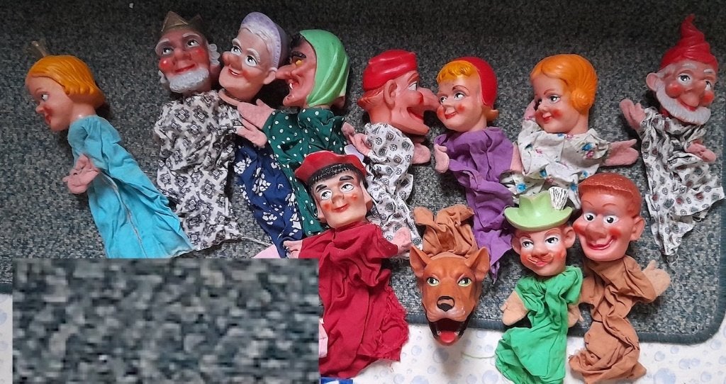 handpoppen sprookjesfiguren, Antiek en Kunst, Antiek | Speelgoed, Ophalen