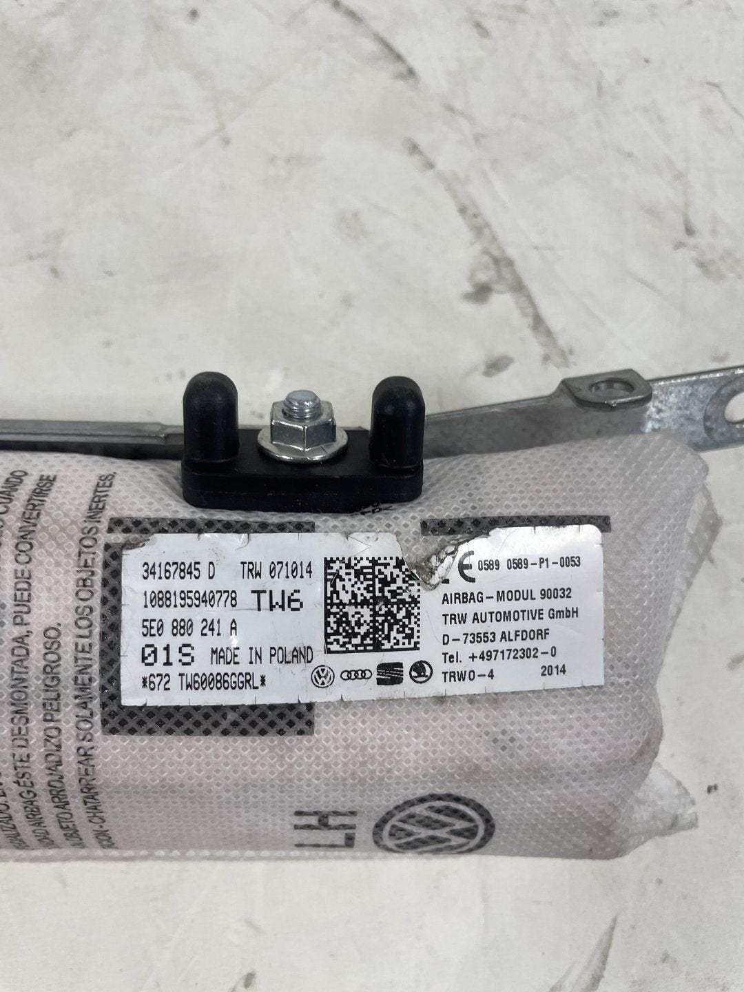 Audi A3 8Y stoel airbag links  2019+, Gebruikt, -, -, -