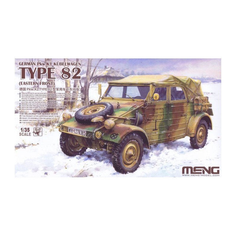 MENG VS-016 GERMAN PKW.K1 TYPE 82 (EASTERN FRONT) éch. 1/35, Overige merken, Auto, 1:32 tot 1:50, Nieuw